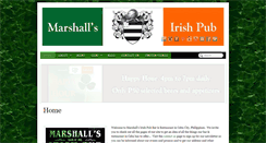 Desktop Screenshot of marshallsirishpub.com